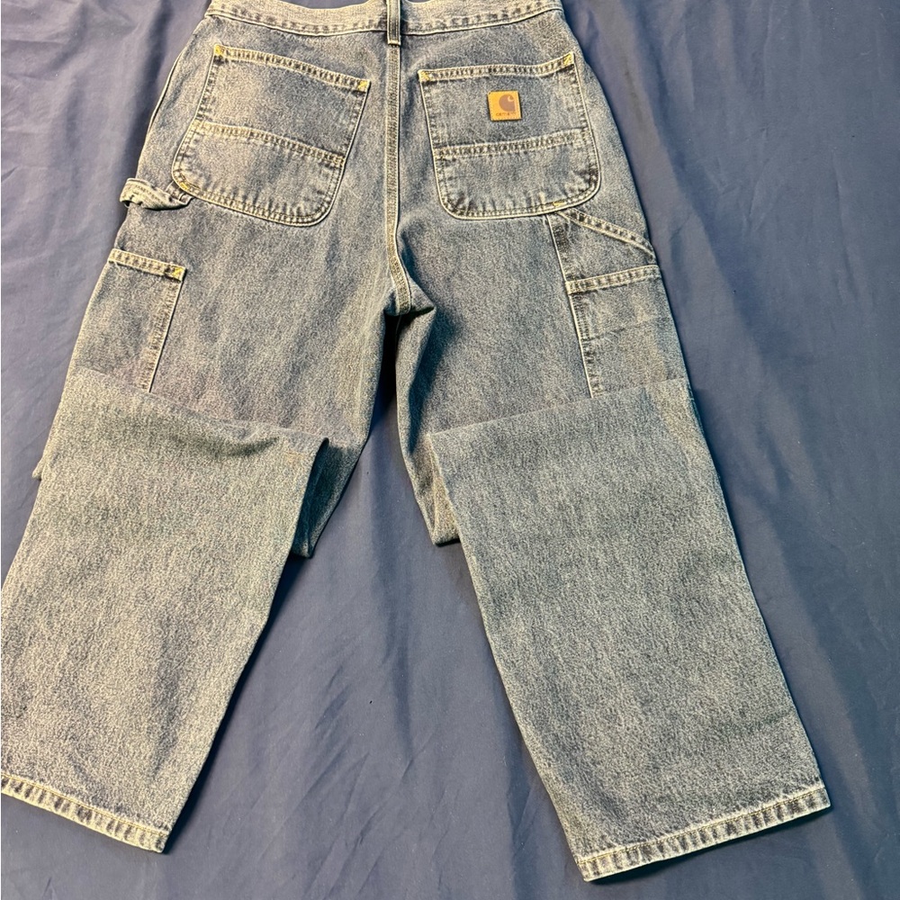 Carpenter Carhartt Men's Relaxed Fit Jeans in Gray